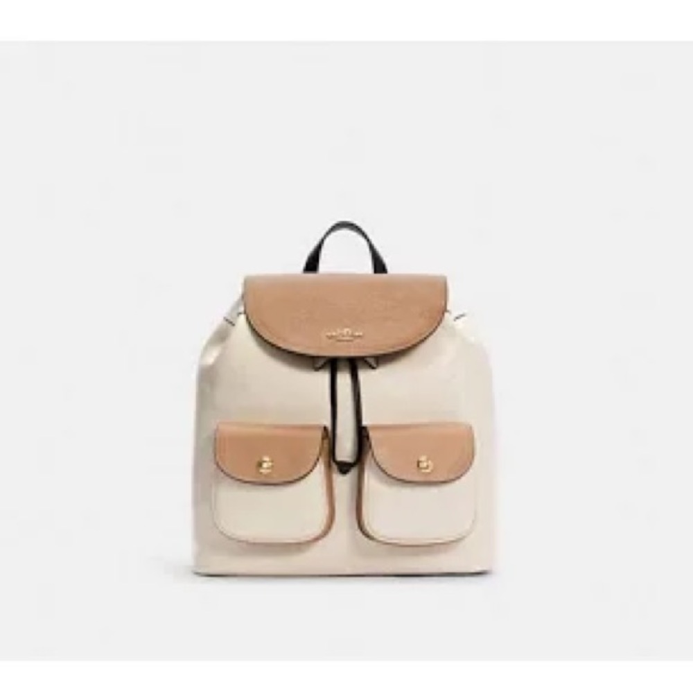 Authentic Pennie Coach Colorblock Backpack With Wallet
